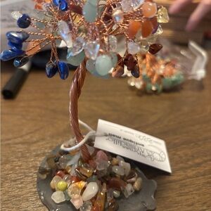 Gemstone Wire Tree Sculpture
